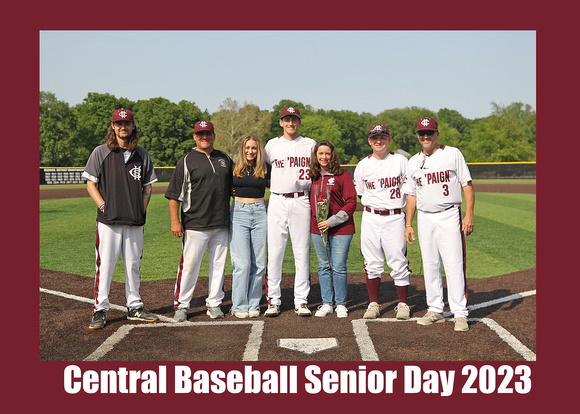 Central Baseball Senior Day 2023 01