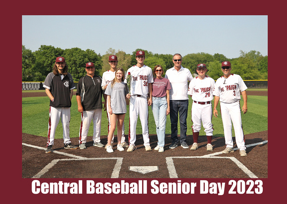 Central Baseball Senior Day 2023 05