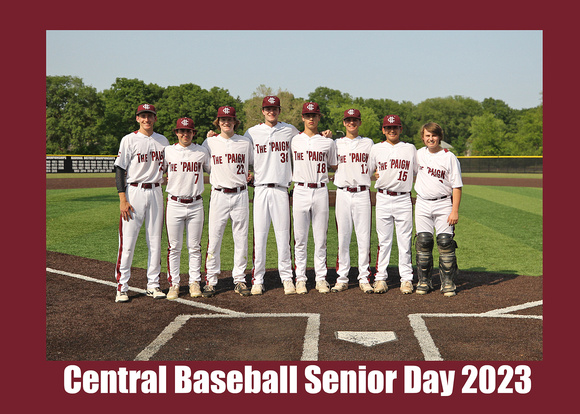 Central Baseball Senior Day 2023 Group 02