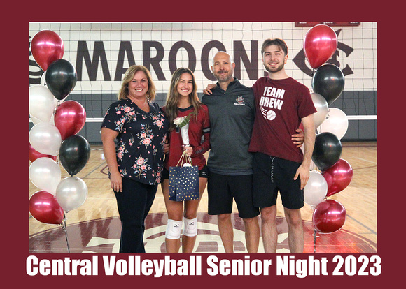 Central Volleyball Senior Night 2023 04