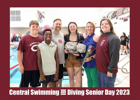 Central Swimming and Diving Senior Day 2023 05