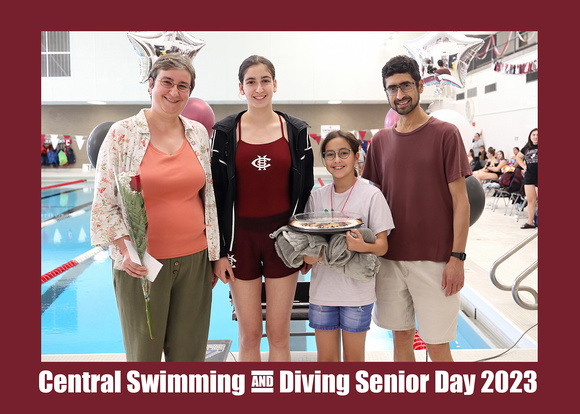 Central Swimming and Diving Senior Day 2023 06