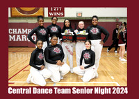 Central Dance Senior Night 2024 group