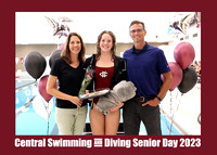 Central Swimming and Diving Senior Day 2023 08