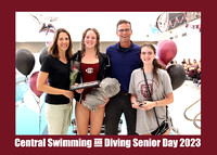 Central Swimming and Diving Senior Day 2023 09