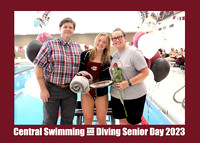 Central Swimming and Diving Senior Day 2023 10