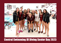 Central Swimming and Diving Senior Day 2023 13
