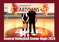 Central Volleyball Senior Night 2024 01