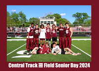 Central Track and Field Senior Day 2024 Team 5 x 7